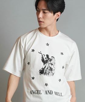 ANGELプリントBIG-T Tシャツ(854006-715T) | CAMBIO カンビオ(半袖・タンク)
