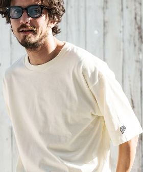  back shoulder printed over size cut&sewn Tシャツ(1M24N350) | CAMBIO カンビオ(半袖・タンク)