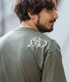  back shoulder printed over size cut&sewn Tシャツ(1M24N350) | CAMBIO カンビオ(半袖・タンク)