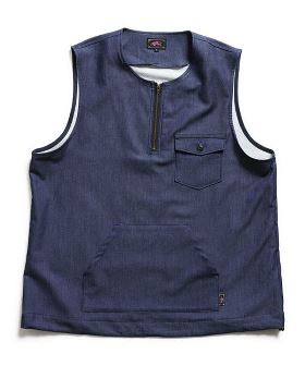  Soft Denim Pullover Vest ベスト(rt2412007) | CAMBIO カンビオ(ジレ・ベスト)