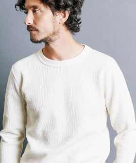 WOOL RIB W FACE PULLOVER KNITSAW L-S ニットソー(2332-033) | CAMBIO カンビオ