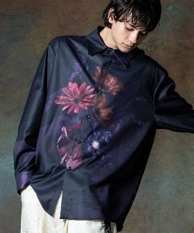 Midnight Flower Shirt ミッドナイトフラワーシャツ(GB0224-SH07) | CAMBIO カンビオ(長袖・7分)