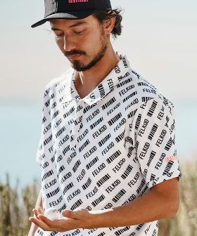  All Over Barcode Logo Polo Shirts ポロシャツ(F24N020) | CAMBIO カンビオ(半袖・5分)
