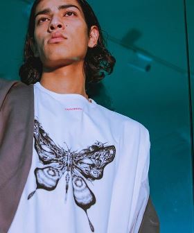 Butterfly Long Sleeve Tee ロングスリーブTシャツ(acnaw220002_2) | CAMBIO カンビオ(長袖・7分)