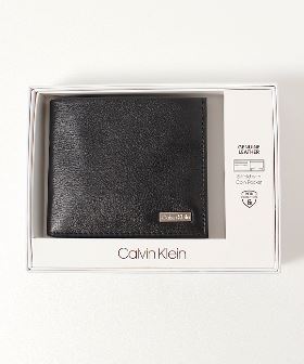 【Calvin Klein/カルバンクライン】ワンポイント レザーコンパクトウォレット