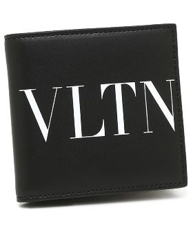 ヴァレンティノ 二つ折り財布 VLTNロゴ ブラック メンズ VALENTINO GARAVANI 2Y2P0577LVN 0NI