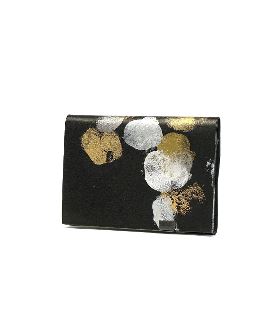 所作 財布 Shosa ショサ 三つ折り財布 コンパクト handpaint ショート1.0 本革 日本製 金魚 海月 sho−sh1c−handpaint