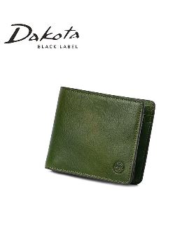 ダコタ ブラックレーベル 財布 二つ折り財布 メンズ レザー 本革 軽量 ボックス型小銭入れ エティカ Dakota BLACK LABEL 0620321