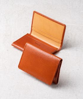 MURA ツートンカラー サフィアーノ&ゴートレザー スキミング防止機能付き ラウンドファスナー 二つ折り財布