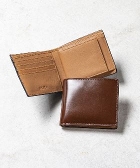MURA 二つ折り財布 財布 メンズ 薄型 牛革 カーボン調 薄い 小銭入れ 二つ折り