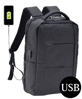 ■多機能 ナイロンビジネスリュック■ USBポート 充電 スマホ充電 A4 PC収納 メンズ 通勤 出張 旅行 通学 バッグ バックパック