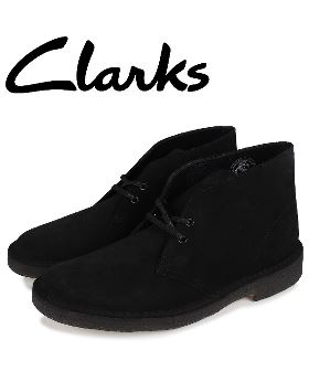 クラークス clarks デザート ブーツ メンズ DESERT BOOT ブラック 黒 26155480