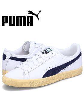 PUMA プーマ スニーカー クライド ヴィンテージ メンズ CLYDE VINTAGE ホワイト 白 394687−01