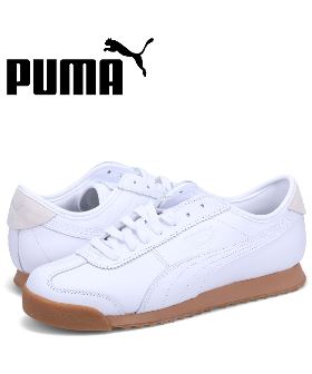 PUMA プーマ スニーカー ローマ レザー メンズ ROMA LEATHER ホワイト 白 39243202