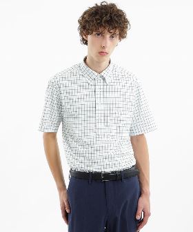 SY32 by SWEETYEARS/MICRO PIQUE SKIPPER POLO