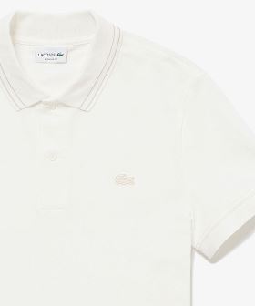 LA BOUCLE (ラブークル) シルクリネン Space Dyed ポロシャツ
