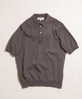 【23年モデル WEB限定再販売】ランダムストライプショートレギュラーポロシャツ