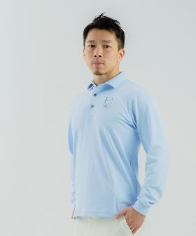 LA BOUCLE (ラブークル) シルクリネン Space Dyed ポロシャツ