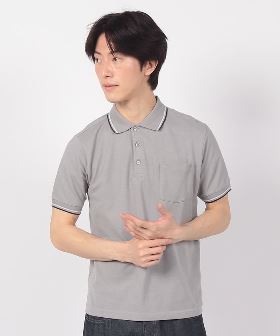 EXcDRYブロック切替半袖ポロシャツ【アウトレット】