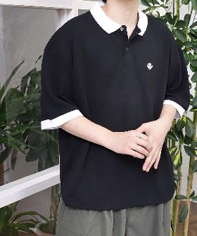 (ボーイズ 2才〜7才)タイダイ コットン メッシュ ポロシャツ