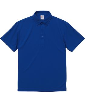 CavariA パイルジャガードイタリアンカラー半袖ポロシャツ