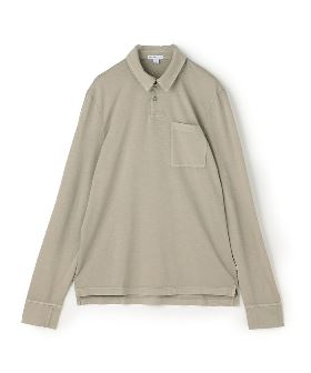 (ボーイズ 8才〜20才)ストライプド コットン メッシュ ポロシャツ
