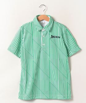 【Pitta Re:)】形態安定 ボタンダウンカラー 半袖 ビズポロ ビジネスポロシャツ
