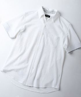 マルチカラー半袖シャツ (吸汗速乾/ストレッチ/UV CUT(UPF30)【アウトレット】