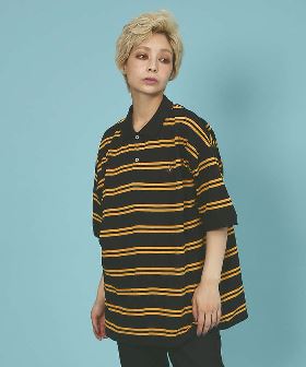 【松山英樹プロモデル ジュニア別注】クロスパターンプリントシャツ