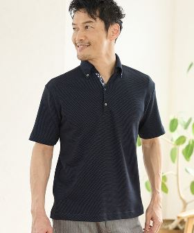 【ACTIVE TAILOR】COOL MAXニットサッカーポロシャツ