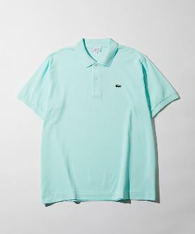 リブニットカラークロックゴルフポロシャツ