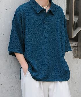 NOMA t.d. / ノ−マ ティーディー Stripe Knit Poloshirts　