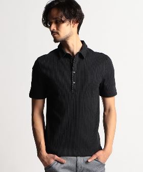 『L1264』定番半袖ポロシャツ（杢糸）
