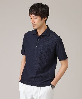 FRED PERRY (フレッド ペリー) OPEN KNIT SHIRT K7638