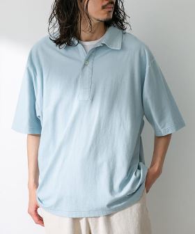 【接触冷感】【吸水速乾】カノコ・ワンポイント半袖ポロシャツ