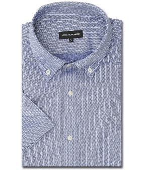 【大きいサイズ】グランバック/GRAND−BACK アルティマ ボタンダウン半袖ニットシャツ 半袖 シャツ メンズ ワイシャツ ビジネス ノーアイロン 形態安定